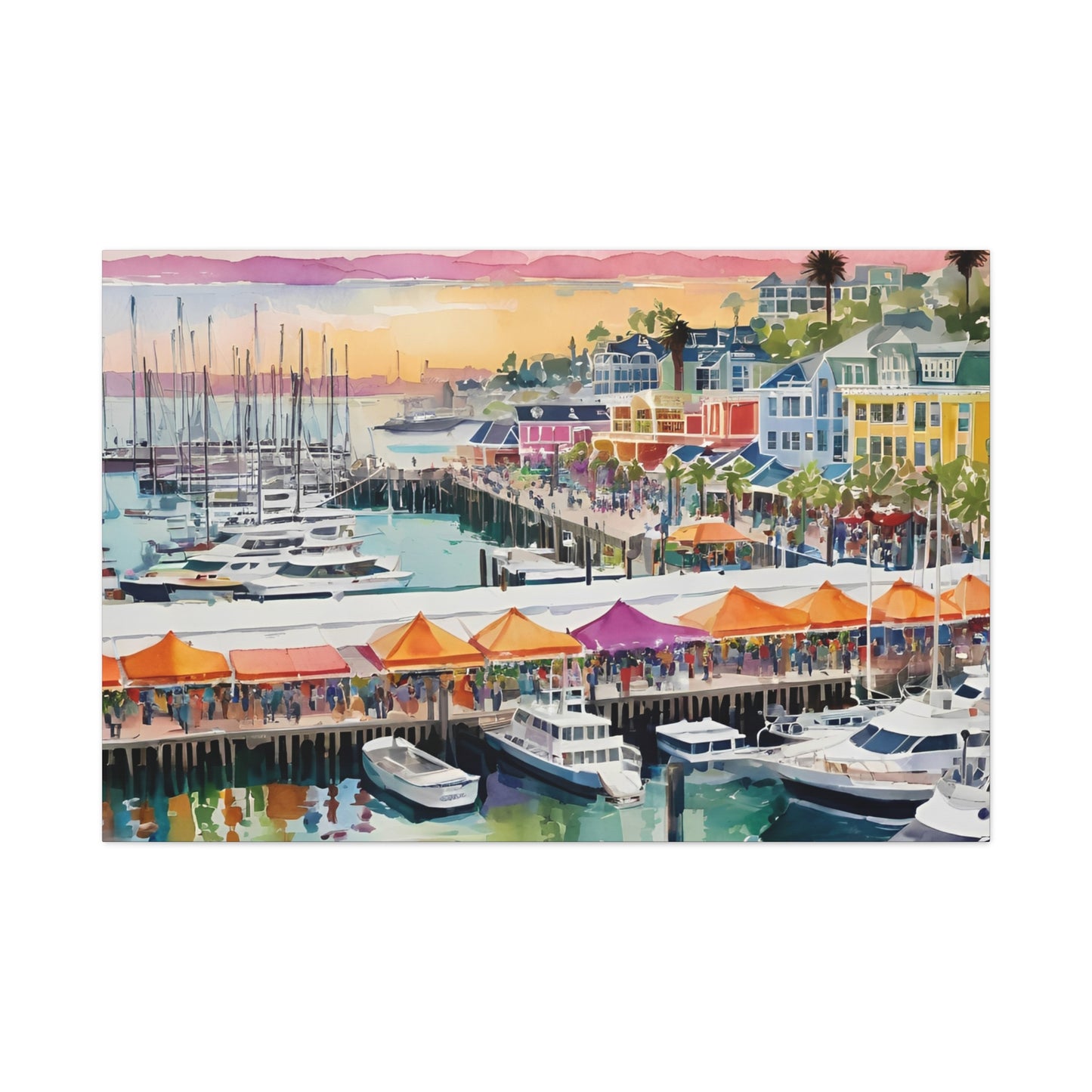 Pier 39 San Francisco Waterfront, San Francisco Painting, 3 of many