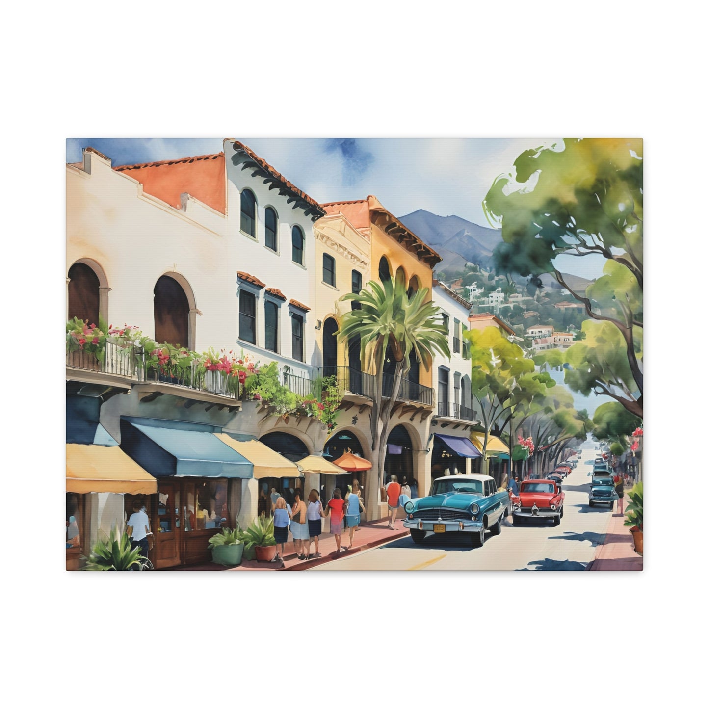 Santa Barbara Downtown, Santa Barbara Painting, 5 of many