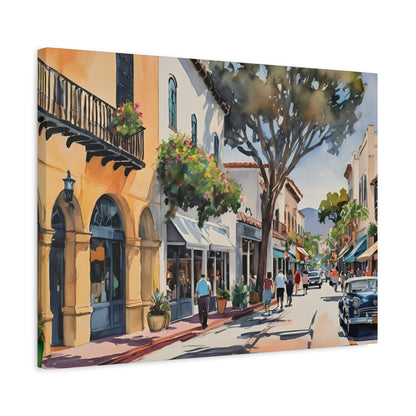 Santa Barbara Downtown, Santa Barbara Painting, 8 of many