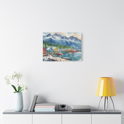 Alaska Coastal Vibe, Canvas Painting, 9 of many