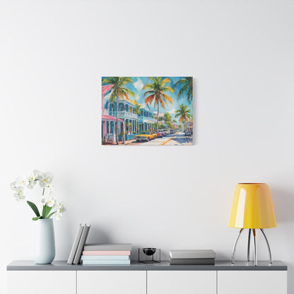 Key West Vibe, Coastal Canvas Painting, 2 of many