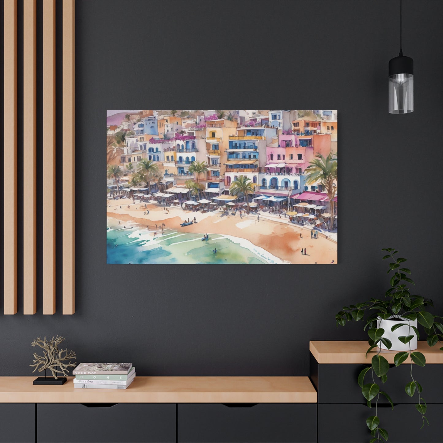 Coastal Vibe, Coastal Canvas Painting, 6 of many