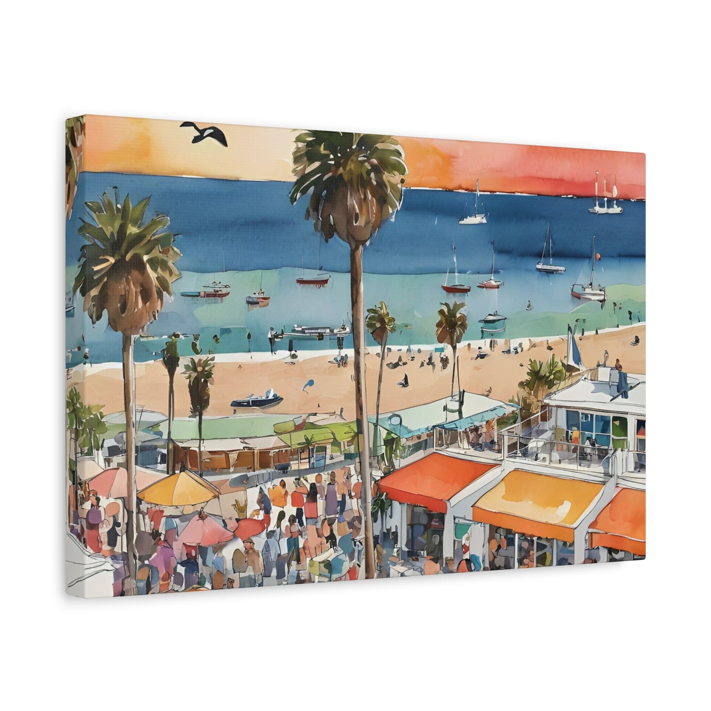 Santa Monica Waterfront, Santa Monica Painting, 7 of many