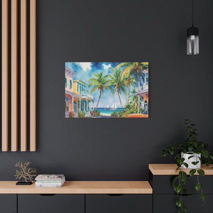 Key West Vibe, Coastal Canvas Painting, 5 of many