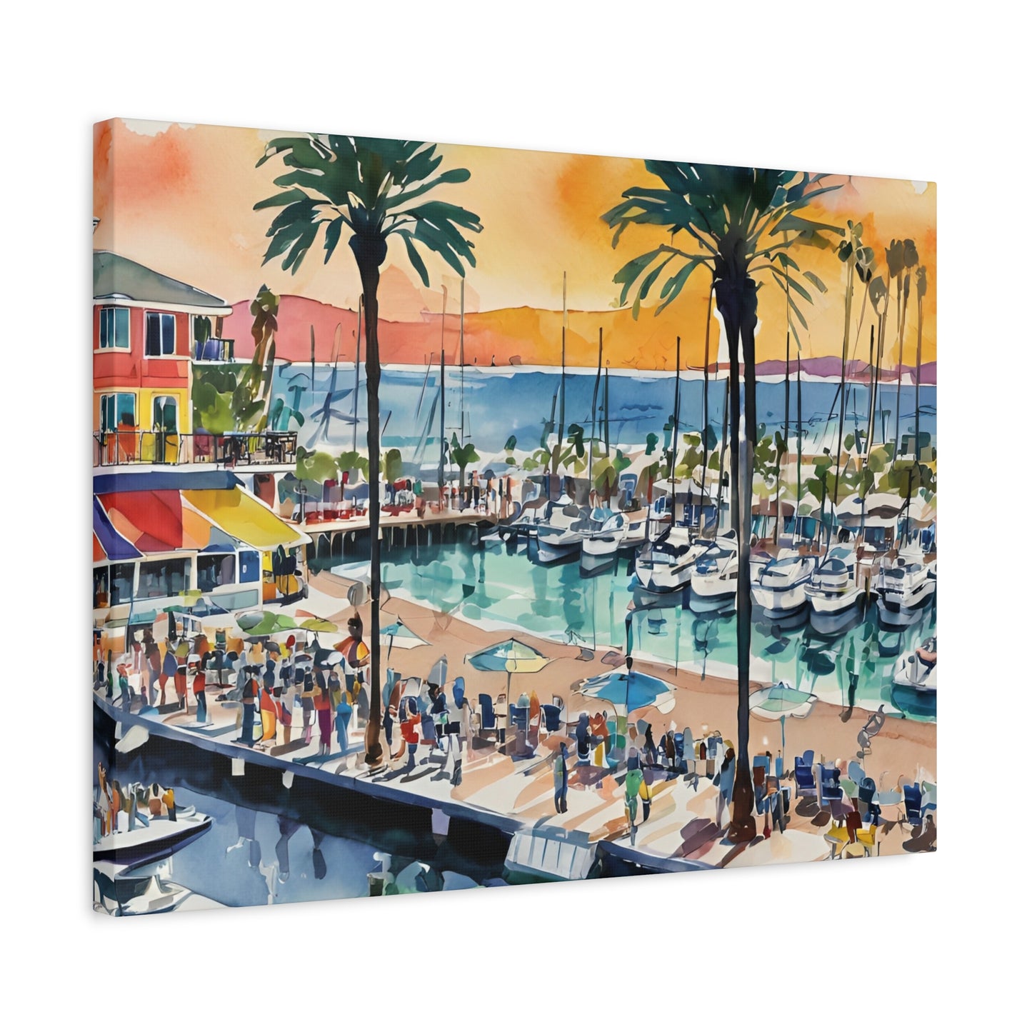 Santa Monica Waterfront, Santa Monica Painting, 5 of many