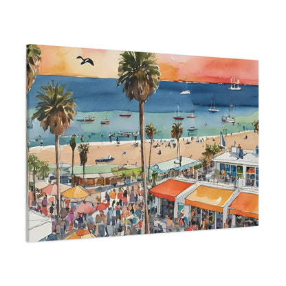 Santa Monica Waterfront, Santa Monica Painting, 7 of many