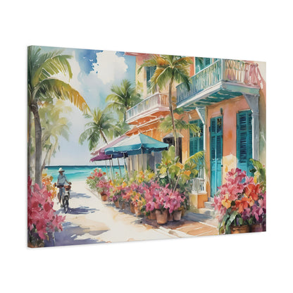 A Caribbean Vibe, Watercolor Painting, 8 of many