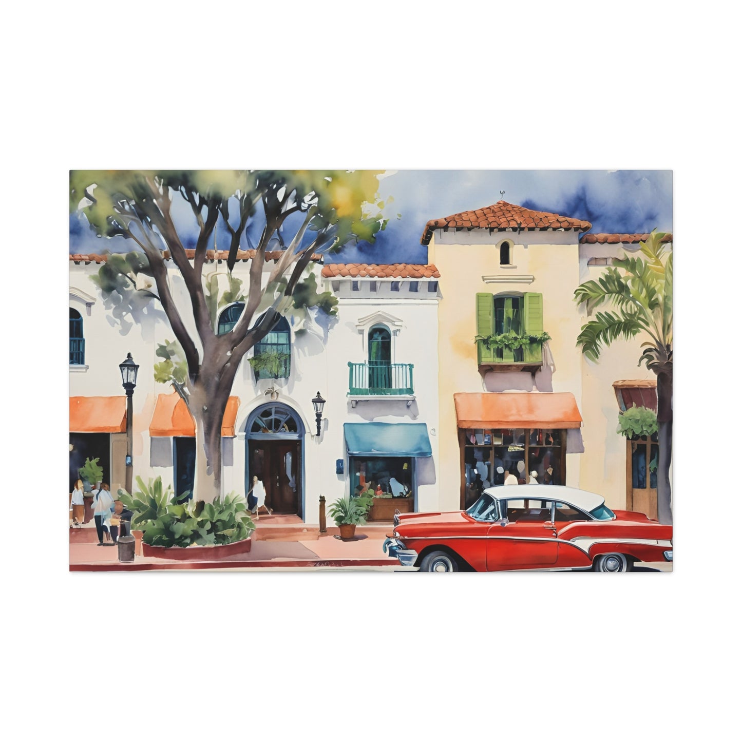 Santa Barbara Downtown, Santa Barbara Painting, 4 of many