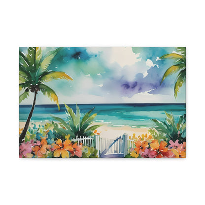 Key West Ocean Gate, Key West Watercolor Painting, 8 of many