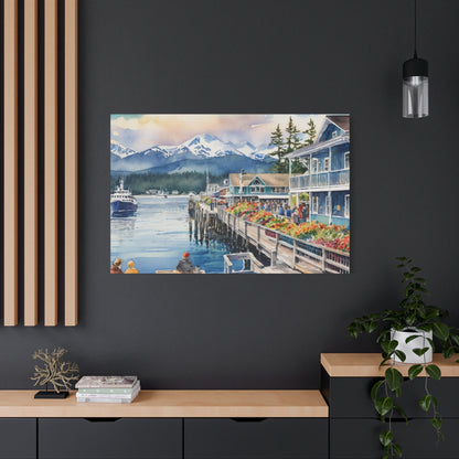 Alaska Coastal Vibe, Canvas Painting, 6 of many