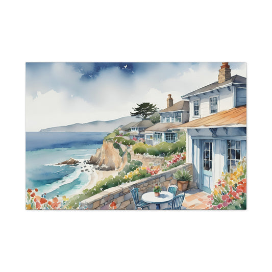 Carmel By The Sea Vibe, Watercolor Painting, 6 of many