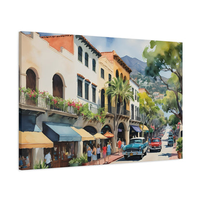 Santa Barbara Downtown, Santa Barbara Painting, 5 of many