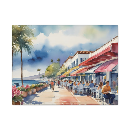 Santa Barbara Waterfront, California Painting, 6 of many