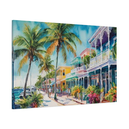 Key West Vibe, Coastal Canvas Painting, 4 of many