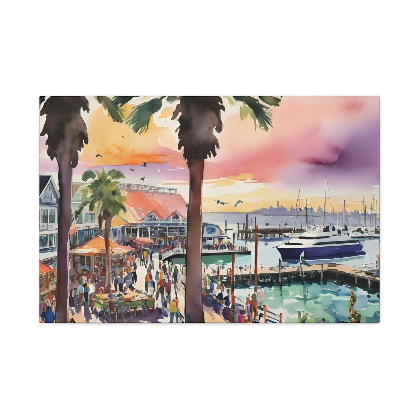 Pier 39 San Francisco Waterfront, San Francisco Painting, 7 of many