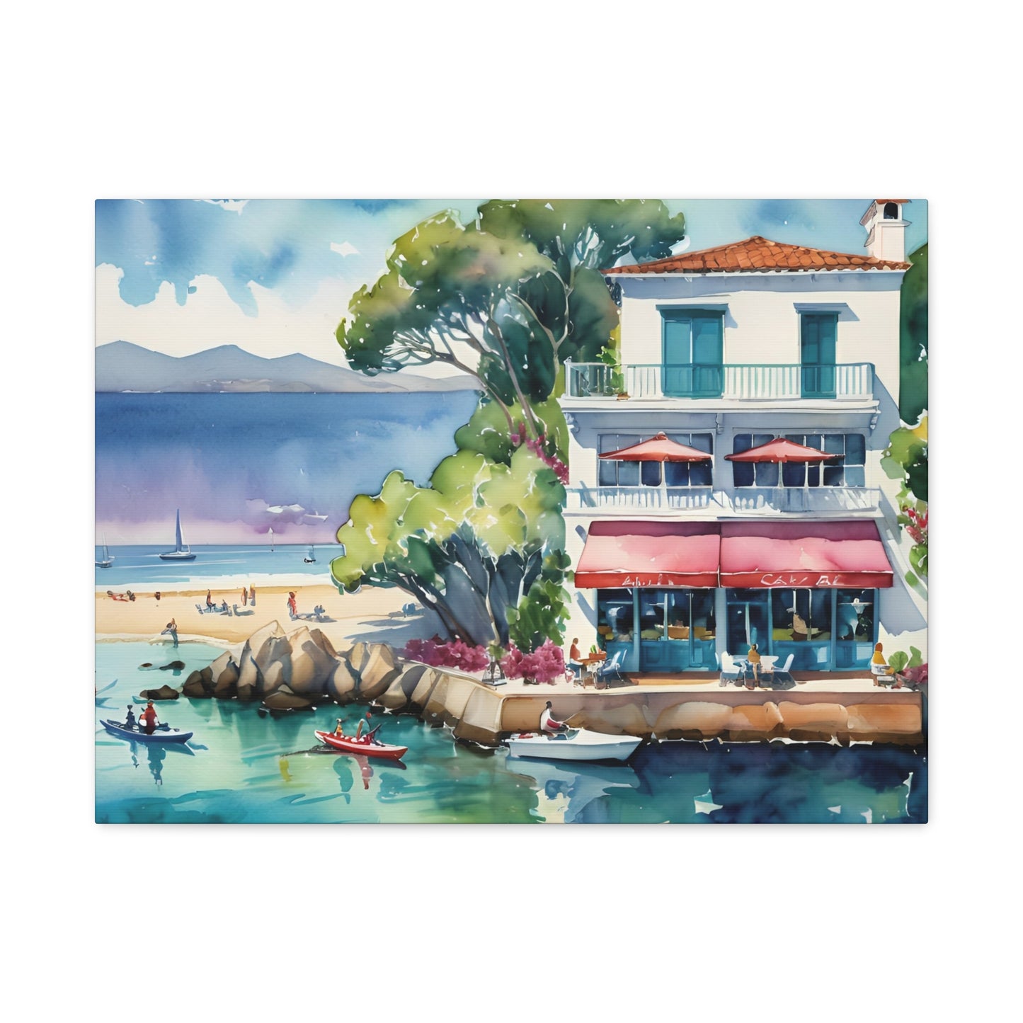 Santa Barbara Coastline, Santa Barbara Painting, 6 of many