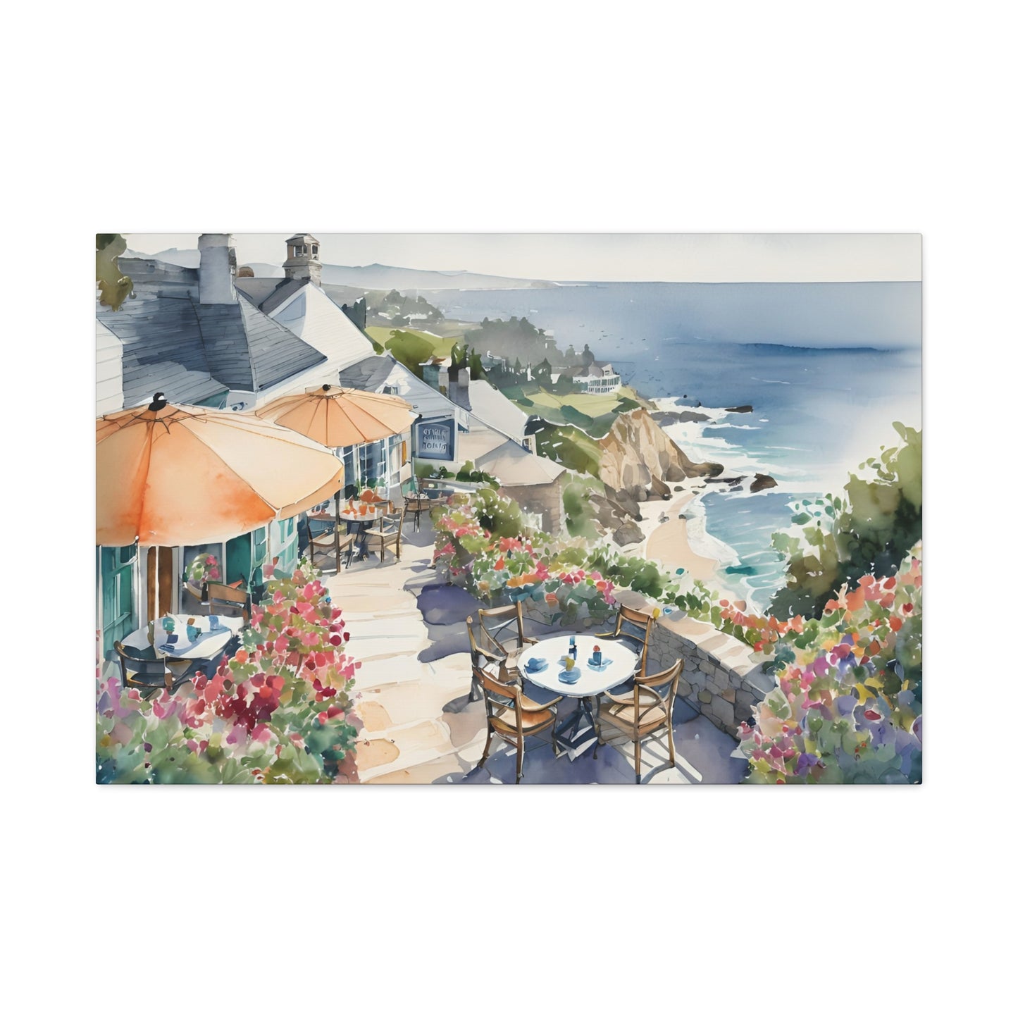 Carmel By The Sea Vibe, Watercolor Painting, 10 of many