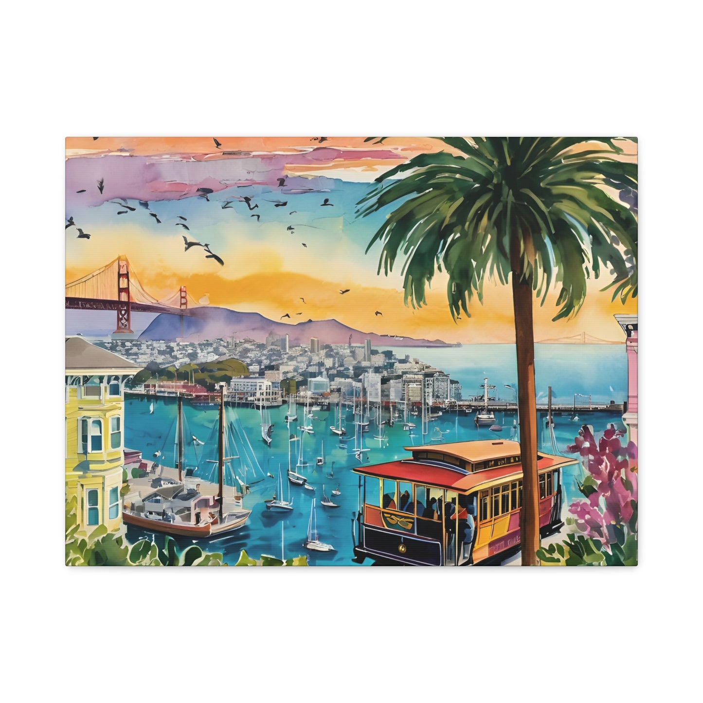 San Francisco Waterfront, San Francisco Painting, 1 of many