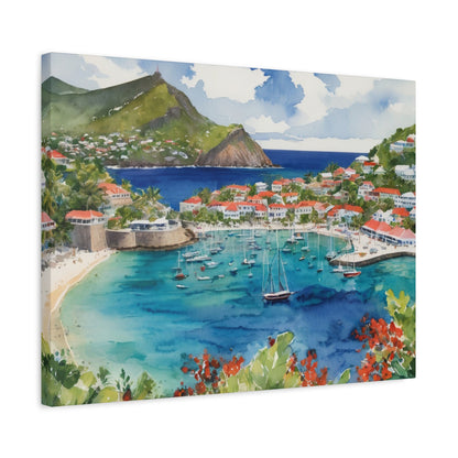 St. Barts Coastal Vibe, Canvas Painting, 8 of many