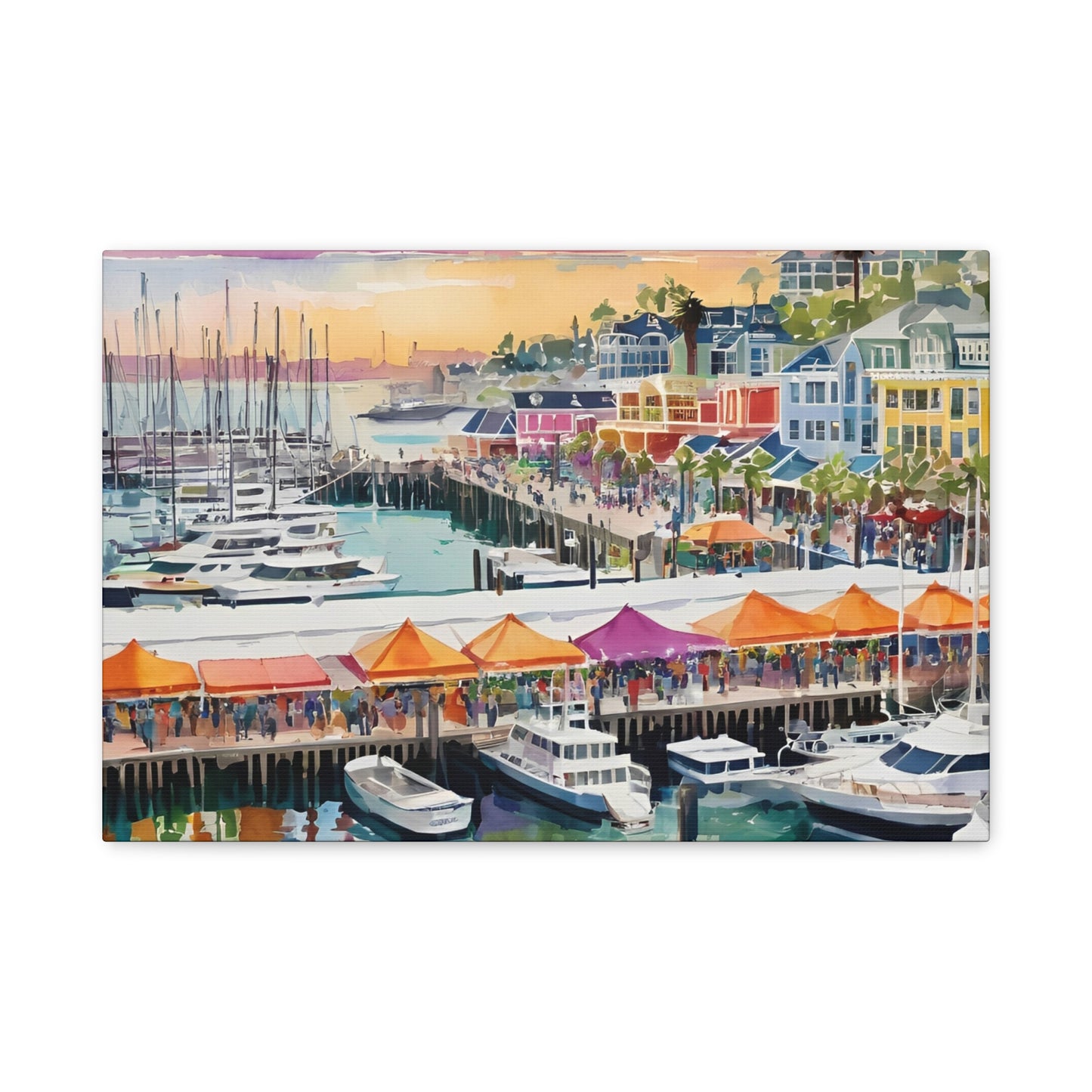 Pier 39 San Francisco Waterfront, San Francisco Painting, 3 of many