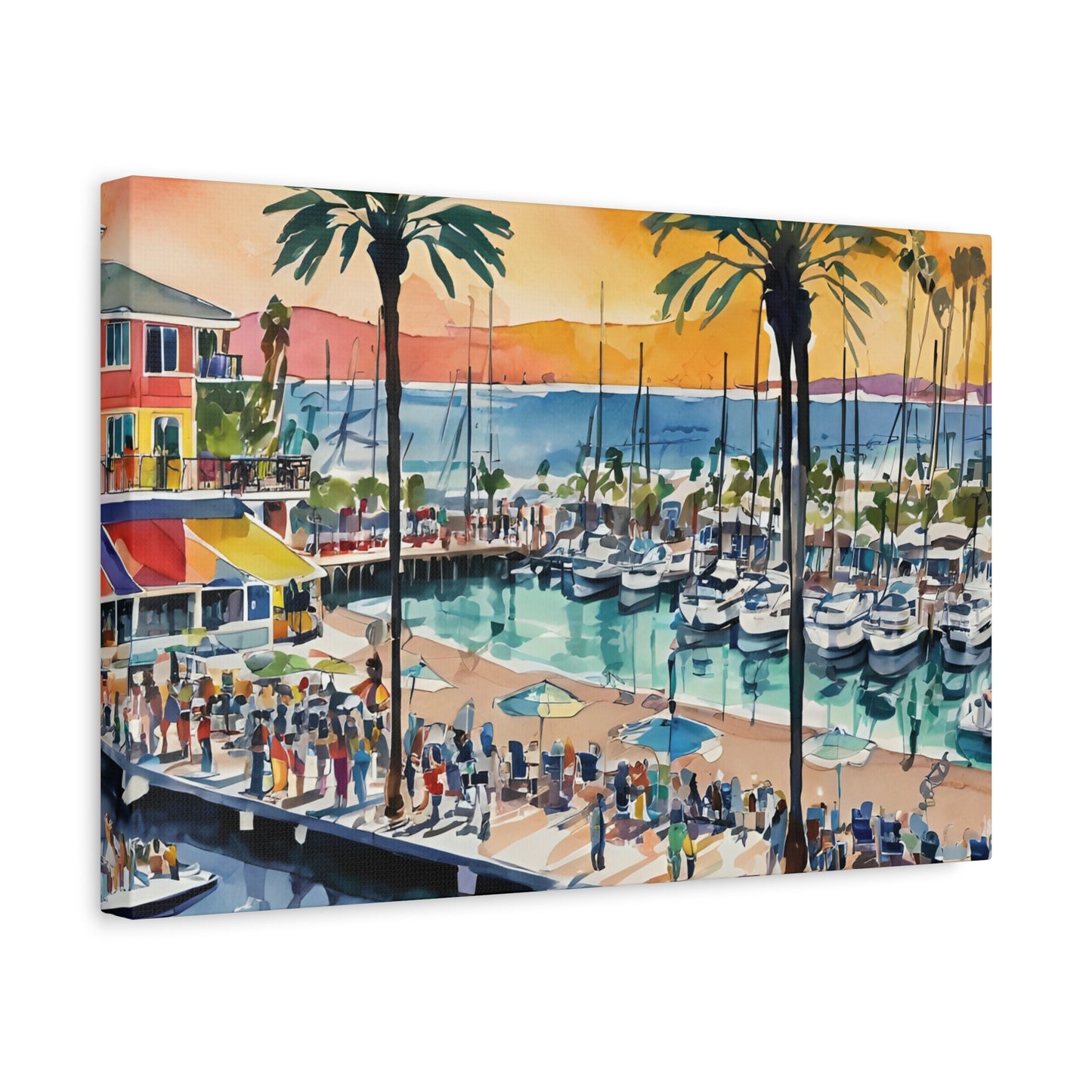 Santa Monica Waterfront, Santa Monica Painting, 5 of many