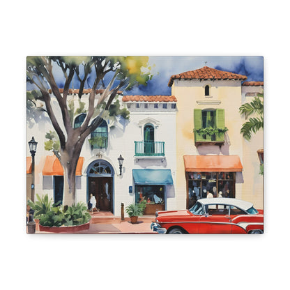 Santa Barbara Downtown, Santa Barbara Painting, 4 of many