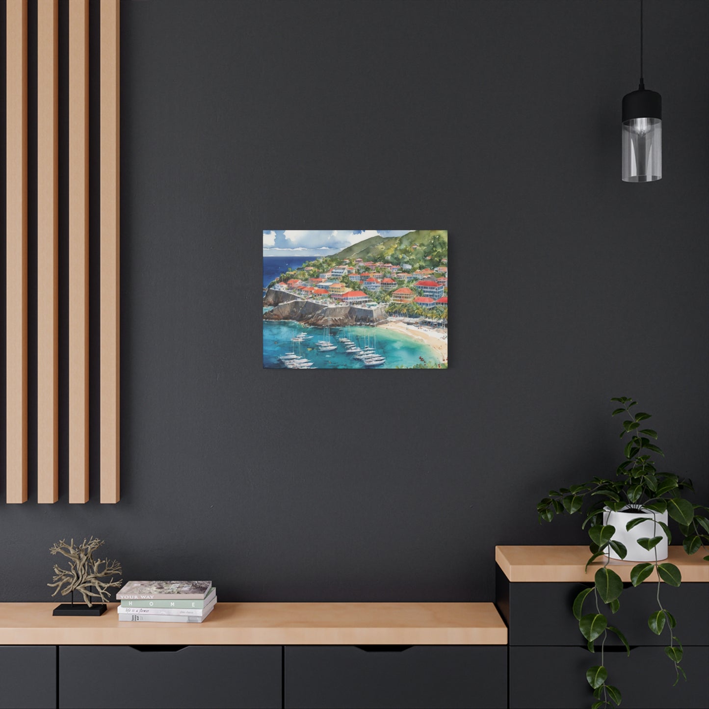 St. Barts Coastal Vibe, Canvas Painting, 6 of many