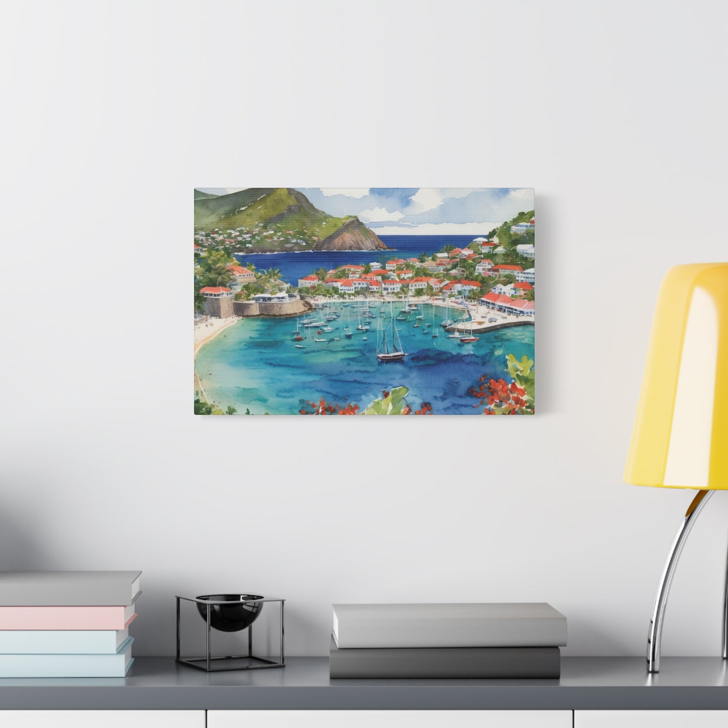 St. Barts Coastal Vibe, Canvas Painting, 8 of many