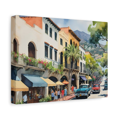 Santa Barbara Downtown, Santa Barbara Painting, 5 of many