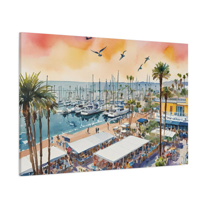 Santa Monica Waterfront, Santa Monica Painting, 8 of many