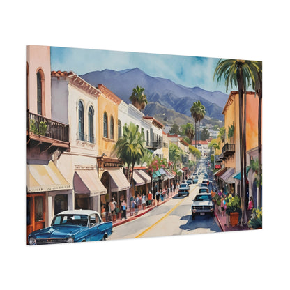 Santa Barbara Downtown, Santa Barbara Painting, 7 of many