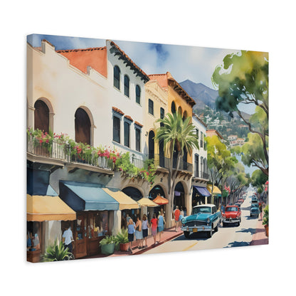 Santa Barbara Downtown, Santa Barbara Painting, 5 of many