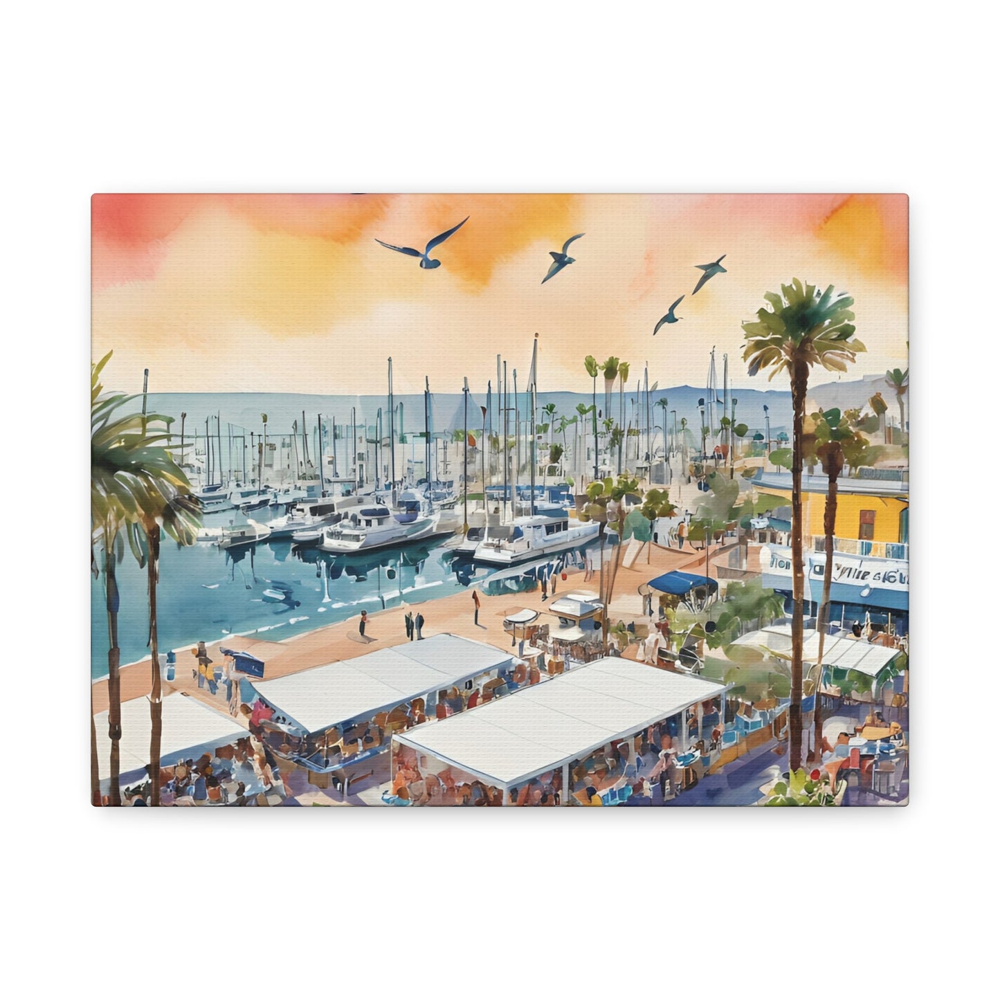 Santa Monica Waterfront, Santa Monica Painting, 8 of many