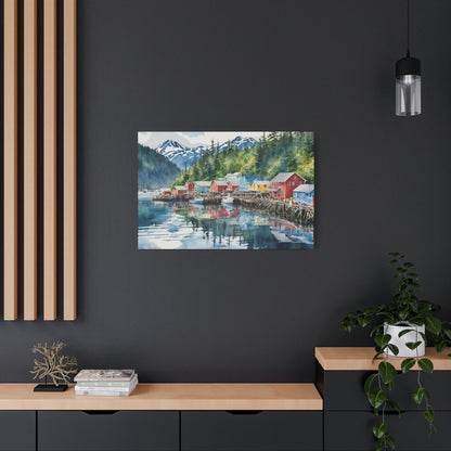 Alaska Coastal Vibe, Canvas Painting, 10 of many