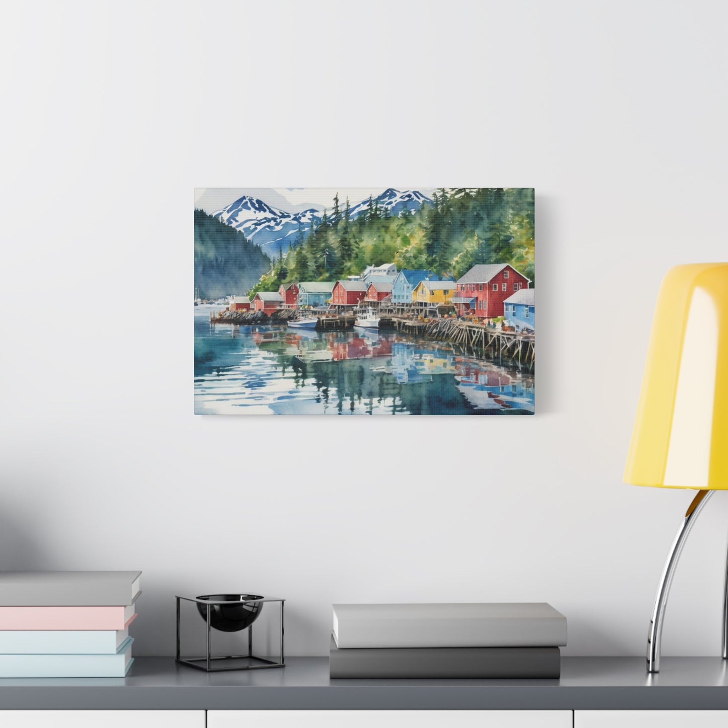 Alaska Coastal Vibe, Canvas Painting, 10 of many