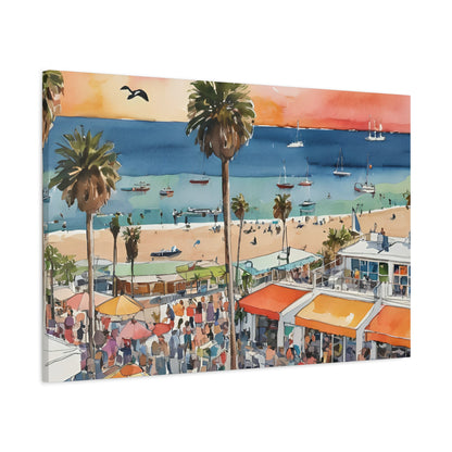 Santa Monica Waterfront, Santa Monica Painting, 7 of many