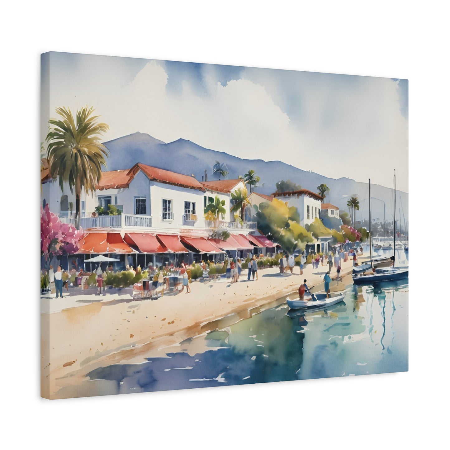 Santa Barbara Waterfront, California Painting, 8 of many