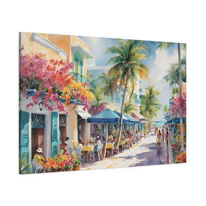 A Caribbean Vibe, Watercolor Painting, 7 of many