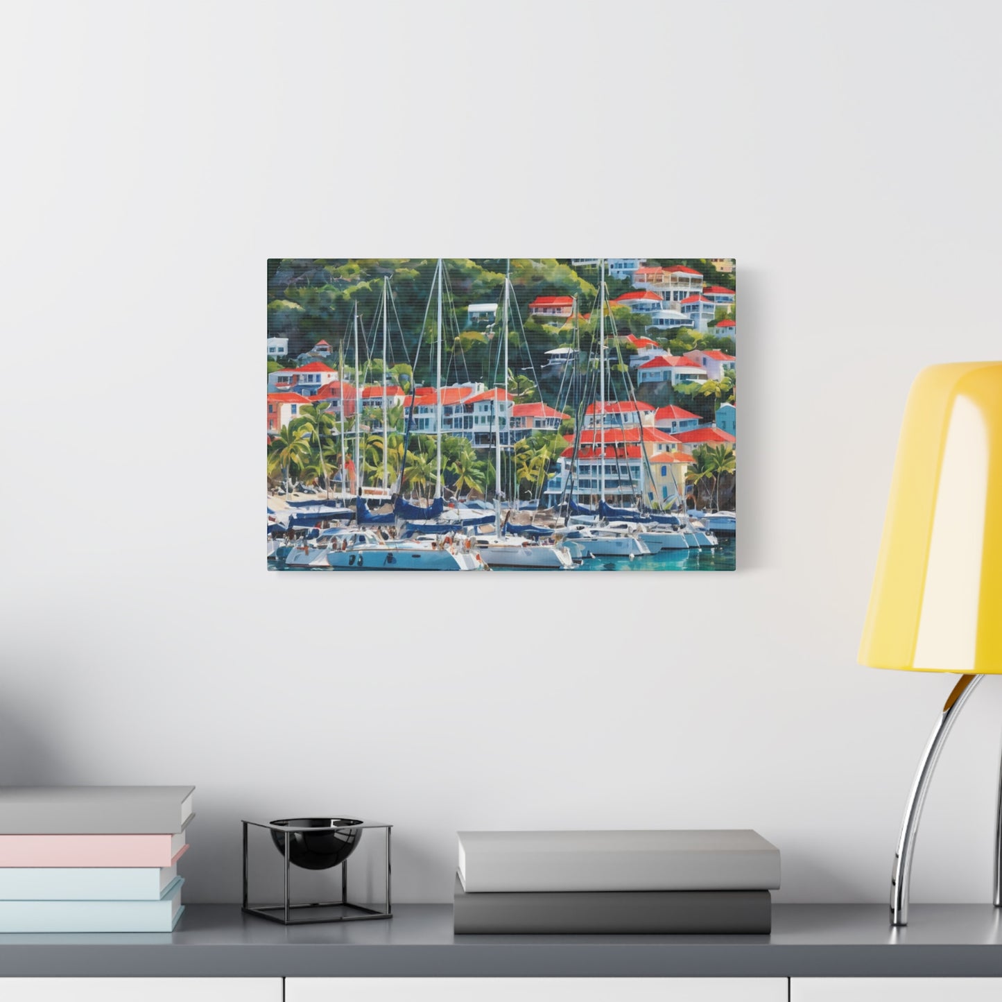 St. Barts Coastal Vibe, Canvas Painting, 2 of many