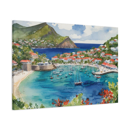 St. Barts Coastal Vibe, Canvas Painting, 8 of many