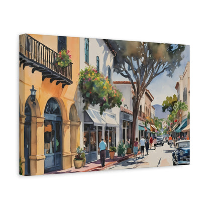 Santa Barbara Downtown, Santa Barbara Painting, 8 of many