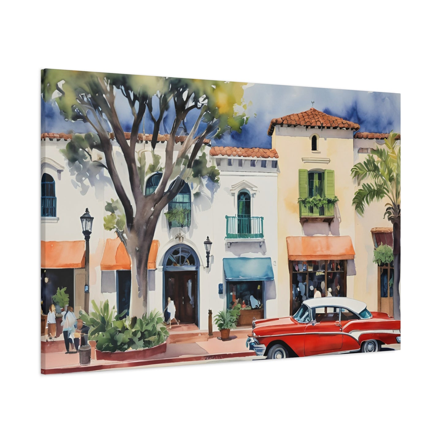 Santa Barbara Downtown, Santa Barbara Painting, 4 of many