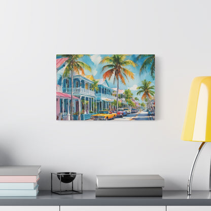 Key West Vibe, Coastal Canvas Painting, 2 of many