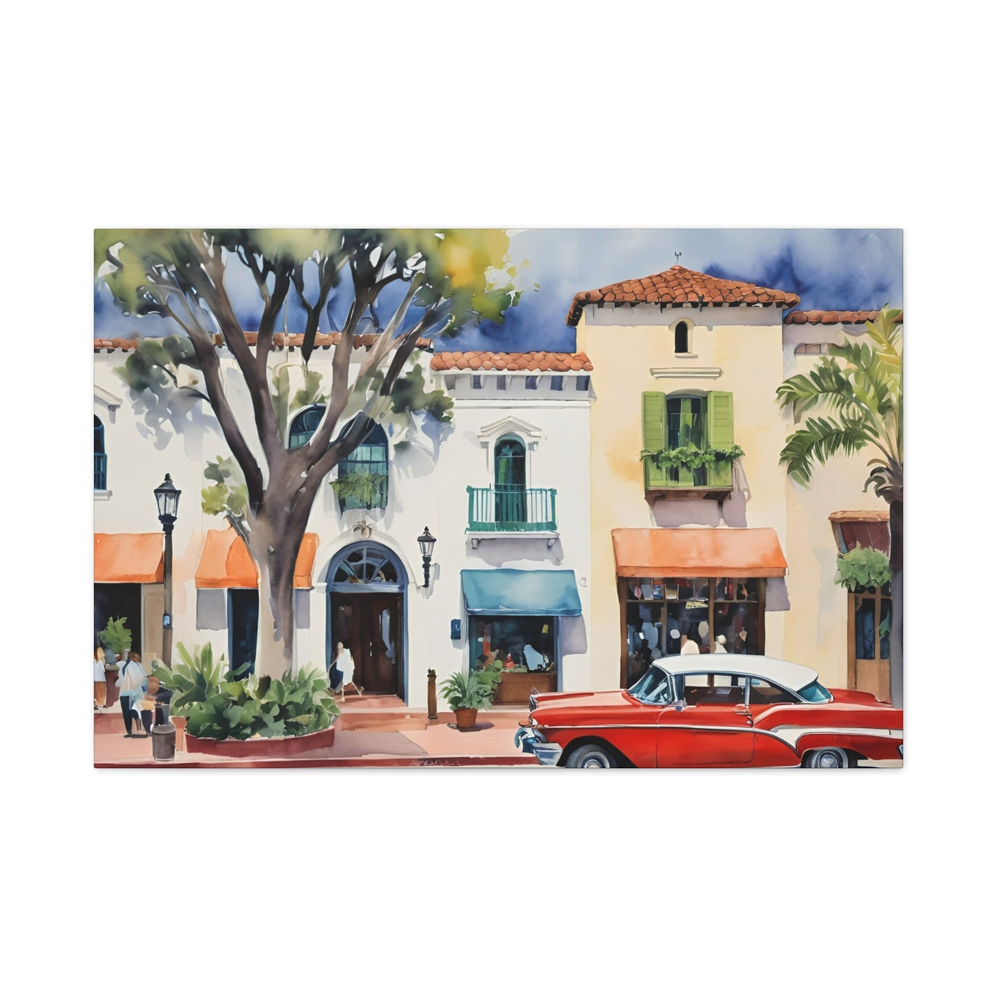 Santa Barbara Downtown, Santa Barbara Painting, 4 of many