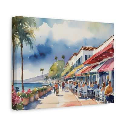 Santa Barbara Waterfront, California Painting, 6 of many