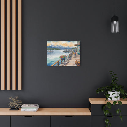 Alaska Coastal Vibe, Canvas Painting, 5 of many