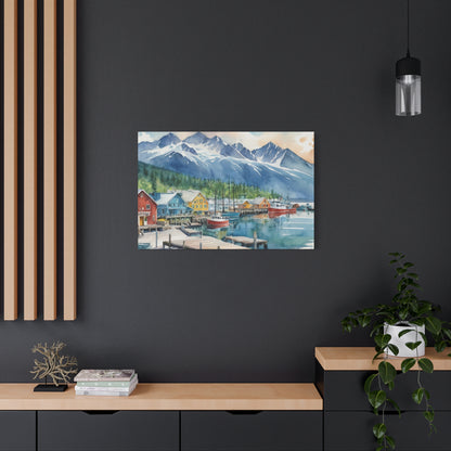 Alaska Coastal Vibe, Canvas Painting, 9 of many