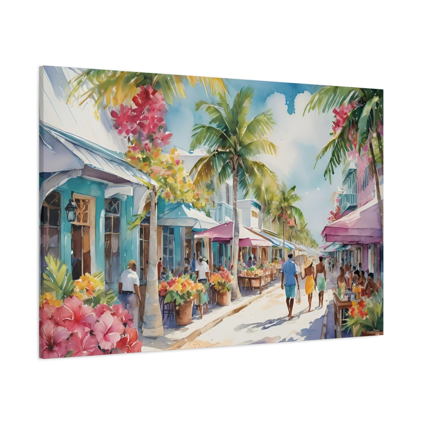 A Caribbean Vibe, Watercolor Painting, 9 of many