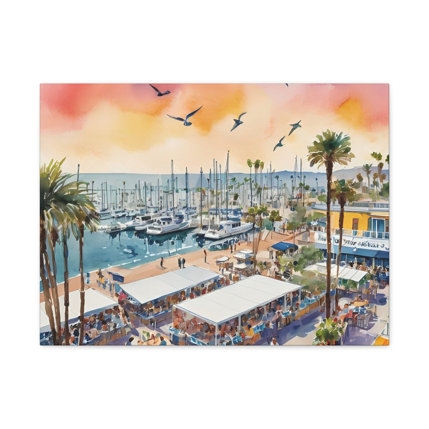 Santa Monica Waterfront, Santa Monica Painting, 8 of many