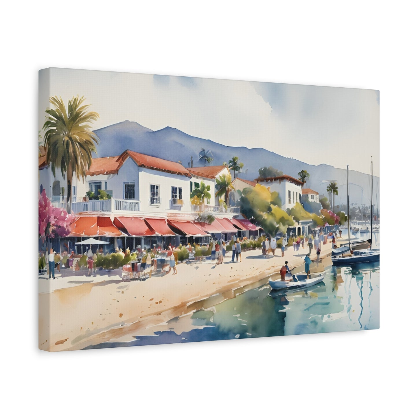 Santa Barbara Waterfront, California Painting, 8 of many